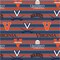 Licensed NCAA University of Virginia Polo Stripe Fleece UVA-1151 Fabric by the Yard